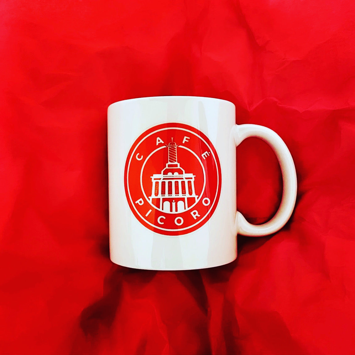 2 pood coffee mug Double Red Mug